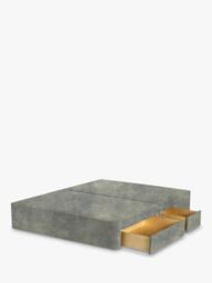 John Lewis Pocket Sprung Upholstered Continental 2+2 Drawer Divan Base, King Size