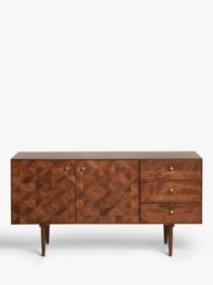 "John Lewis + Swoon Franklin TV Stand Sideboard for TVs up to 55"", Brown" - thumbnail 2