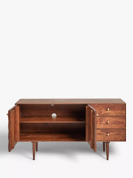 "John Lewis + Swoon Franklin TV Stand Sideboard for TVs up to 55"", Brown" - thumbnail 3