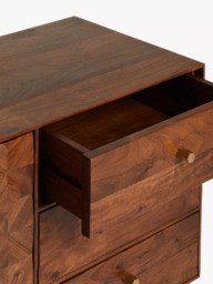 "John Lewis + Swoon Franklin TV Stand Sideboard for TVs up to 55"", Brown" - thumbnail 5