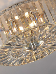 Laura Ashley Fernhurst Flush Ceiling Light, Polished Chrome - thumbnail 3