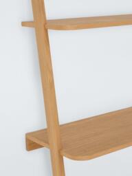 John Lewis Leaning Bookcase, FSC Certified (Oak Veneer/Solids), Natural - thumbnail 4