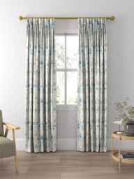 Morris & Co. Strawberry Thief Made to Measure Curtains or Roman Blind, Slate/Vellum - thumbnail 5