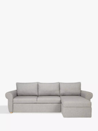 John Lewis Sansa Scroll Arm Chaise End Sofa Bed with Storage - thumbnail 3
