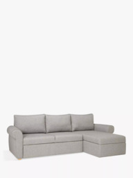 John Lewis Sansa Scroll Arm Chaise End Sofa Bed with Storage - thumbnail 1