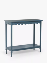 John Lewis Hem Console Table, Loch Blue