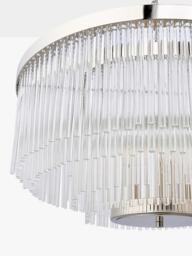 John Lewis Lexton XL Pendant Ceiling Light, Nickel - thumbnail 4