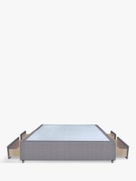 John Lewis Non-Sprung Upholstered Continental 2+2 Drawer Divan Base, King Size - thumbnail 4