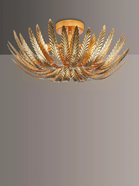John Lewis Montserrat Leaf Semi Flush Ceiling Light - image 1