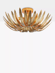 John Lewis Montserrat Leaf Semi Flush Ceiling Light - thumbnail 3