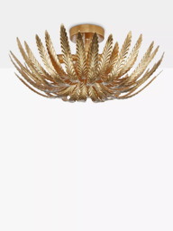 John Lewis Montserrat Leaf Semi Flush Ceiling Light - thumbnail 4