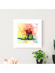John Lewis Rachael Dalzell 'Fruit 2' Framed Print, 53.5 x 53.5cm, Multi/White - thumbnail 2
