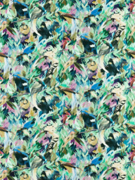 Harlequin Dance Of Adornment Made to Measure Curtains or Roman Blind, Wilderness/Nectar - thumbnail 1