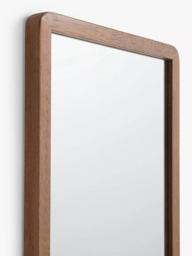 John Lewis Slim Solid Oak Wood Hall Mirror, 140 x 43cm - thumbnail 2