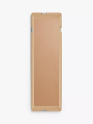 John Lewis Slim Solid Oak Wood Hall Mirror, 140 x 43cm - thumbnail 4
