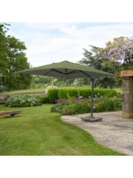 Pacific Premium Challenger T2 Rectangular Free-Arm Tilt Parasol & Base with Cover, 3.5 x 2.6m - thumbnail 2
