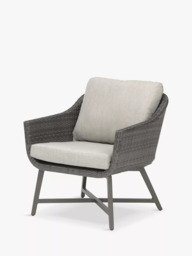 KETTLER LaMode Garden Lounge Chairs with Cushions, Set of 2, Grey Ash - thumbnail 1