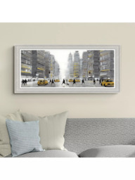 John Lewis Jon Barker 'New York Crossing' Framed Print, 54 x 109cm, Multi - thumbnail 2
