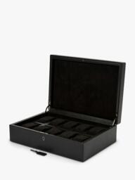 WOLF British Racing Vegan Leather 10 Piece Watch Box - thumbnail 3