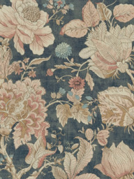 Clarke & Clarke Sissinghurst Made to Measure Curtains or Roman Blind, Midnight/Spice - thumbnail 1