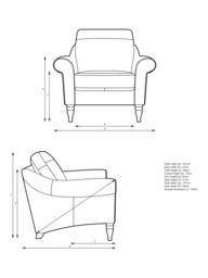 John Lewis Camber Leather Armchair, Dark Leg - thumbnail 2
