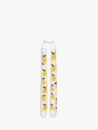 Talking Tables Bon Appetit Lemon Tapered Dinner Candles, Set of 2 - thumbnail 1