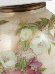Jenny Worrall Hellebore Glass Lamp Base, Medium, Natural, H34.5cm - thumbnail 3