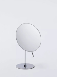 John Lewis Elegance Magnifying Mirror, Brushed Brass - thumbnail 1