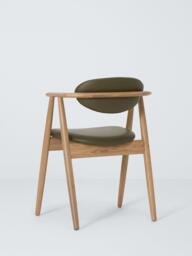 John Lewis Ida Frame Dining Chair Oak/Olive - thumbnail 4