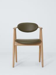 John Lewis Ida Frame Dining Chair Oak/Olive - thumbnail 3