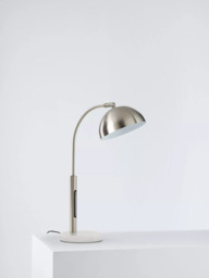 John Lewis Arc LED Smart Switch Table Lamp, Brushed Steel - thumbnail 3