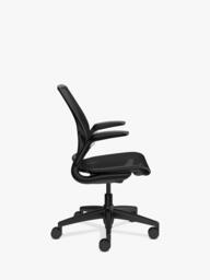Humanscale World LM Mesh Office Chair, Black - thumbnail 3