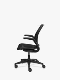 Humanscale World LM Mesh Office Chair, Black - thumbnail 6
