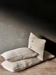 nkuku Mayla Rectangular Cushion Cover, Natural - thumbnail 4