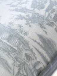Laura Ashley Braysmith Toile Cushion, Blue - thumbnail 5