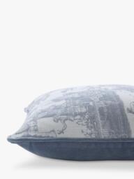 Laura Ashley Braysmith Toile Cushion, Blue - thumbnail 4