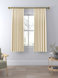John Lewis Textured Weave Pair Blackout Lined Pencil Pleat Curtains - thumbnail 4