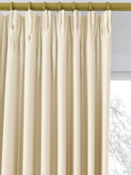 John Lewis Textured Weave Pair Blackout Lined Pencil Pleat Curtains - thumbnail 1