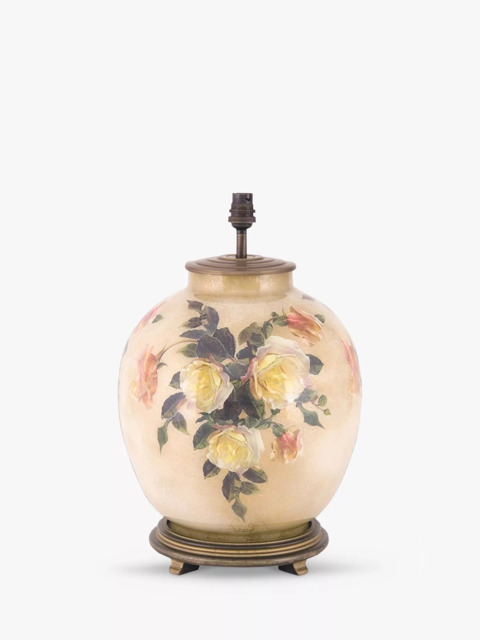 Jenny Worrall Classic Rose Glass Lamp Base, Large, Natural, H41.5cm - image 1