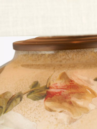 Jenny Worrall Classic Rose Glass Lamp Base, Large, Natural, H41.5cm - thumbnail 3