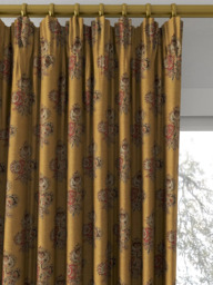 GP & J Baker Poppy Paisley Made to Measure Curtains or Roman Blind, Ochre - thumbnail 2