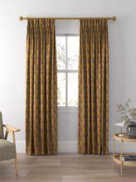 GP & J Baker Poppy Paisley Made to Measure Curtains or Roman Blind, Ochre - thumbnail 5