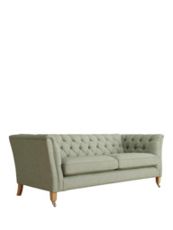 Laura Ashley Chatsworth Large 3 Seater Sofa, Oak Leg - thumbnail 1