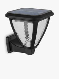 Philips Vapora Solar Power Outdoor Wall Light, Black