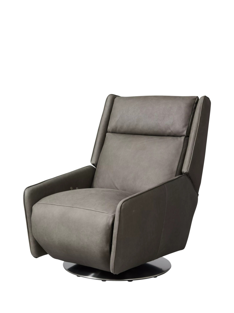 Halo Capri Recliner Armchair, Hand Tipped Pewter by John Lewis