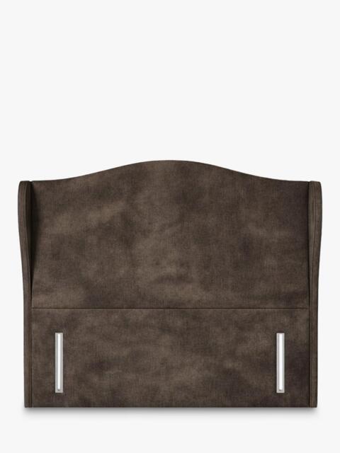 John Lewis Alderly Winged Full Depth Upholstered Headboard, Double
