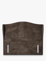 John Lewis Alderly Winged Full Depth Upholstered Headboard, Double