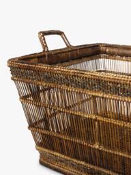 OKA Mandalay Rattan Basket, Brown - thumbnail 4