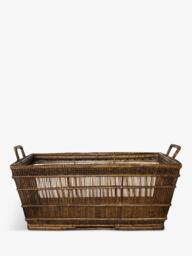 OKA Mandalay Rattan Basket, Brown