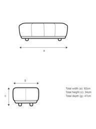 G Plan Vintage The Seventy One Footstool - thumbnail 2